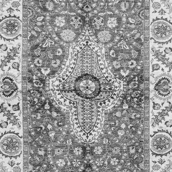 Machine Washable Abstract Gray Modern Rug, wshabs3165gry