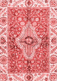 Abstract Red Modern Rug, abs3165red