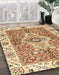 Machine Washable Abstract Red Rug in a Family Room, wshabs3165