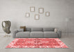 Modern Red Washable Rugs