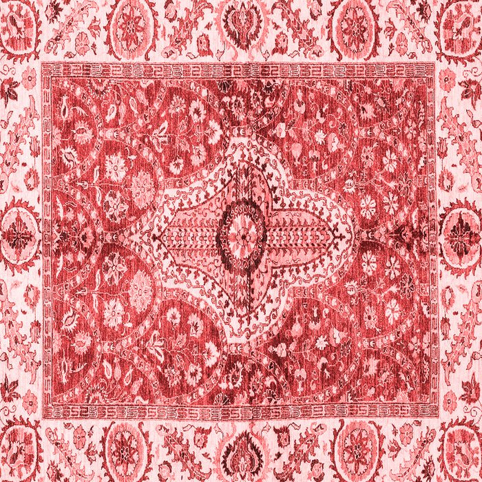 Machine Washable Abstract Red Modern Rug, wshabs3165red