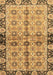 Machine Washable Abstract Brown Modern Rug, wshabs3166brn