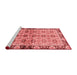 Modern Red Washable Rugs