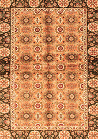 Abstract Orange Modern Rug, abs3166org