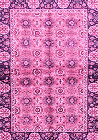 Abstract Pink Modern Rug, abs3166pnk