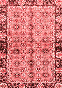 Abstract Red Modern Rug, abs3166red