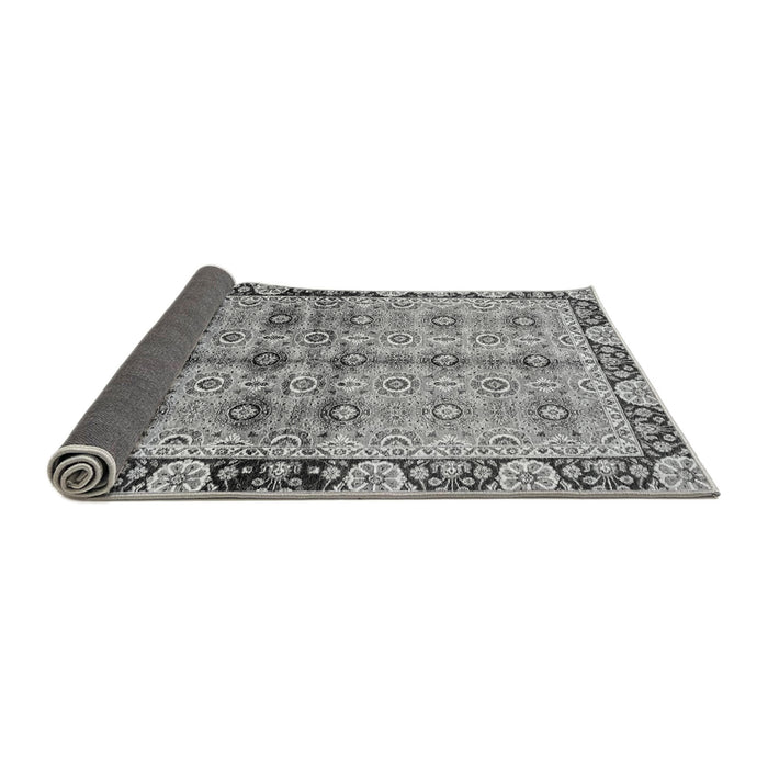 Sideview of Abstract Gray Modern Rug, abs3166gry