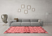 Modern Red Washable Rugs