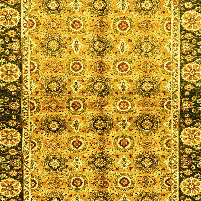 Abstract Yellow Modern Rug, abs3166yw