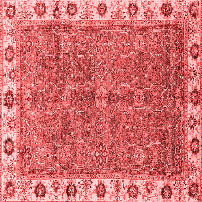 Machine Washable Oriental Red Traditional Rug, wshabs3167red