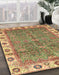 Machine Washable Abstract Red Rug in a Family Room, wshabs3167