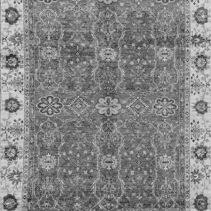 Machine Washable Oriental Gray Traditional Rug, wshabs3167gry
