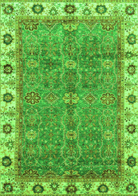 Oriental Green Traditional Rug, abs3167grn