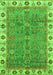 Oriental Green Traditional Rug, abs3167grn