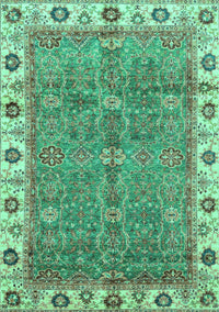 Oriental Turquoise Traditional Rug, abs3167turq