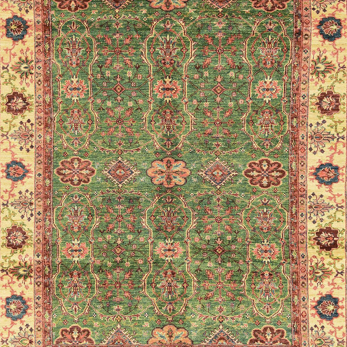 Machine Washable Abstract Red Rug, wshabs3167