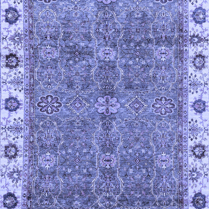 Machine Washable Oriental Blue Traditional Rug, wshabs3167blu