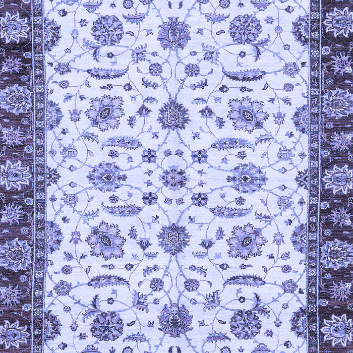Machine Washable Oriental Blue Traditional Rug, wshabs3168blu