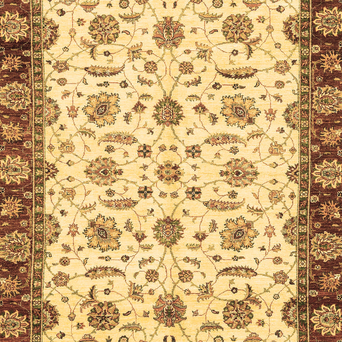 Machine Washable Oriental Brown Traditional Rug, wshabs3168brn