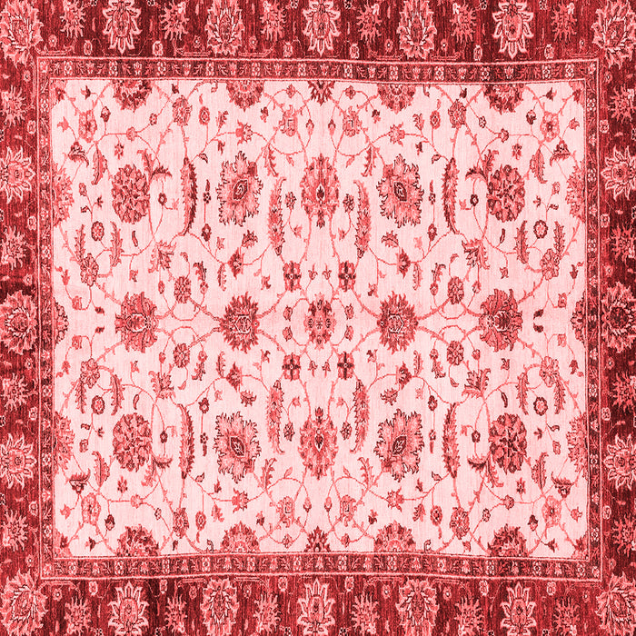 Machine Washable Oriental Red Traditional Rug, wshabs3168red
