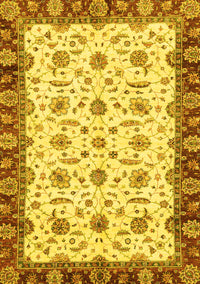 Oriental Yellow Traditional Rug, abs3168yw