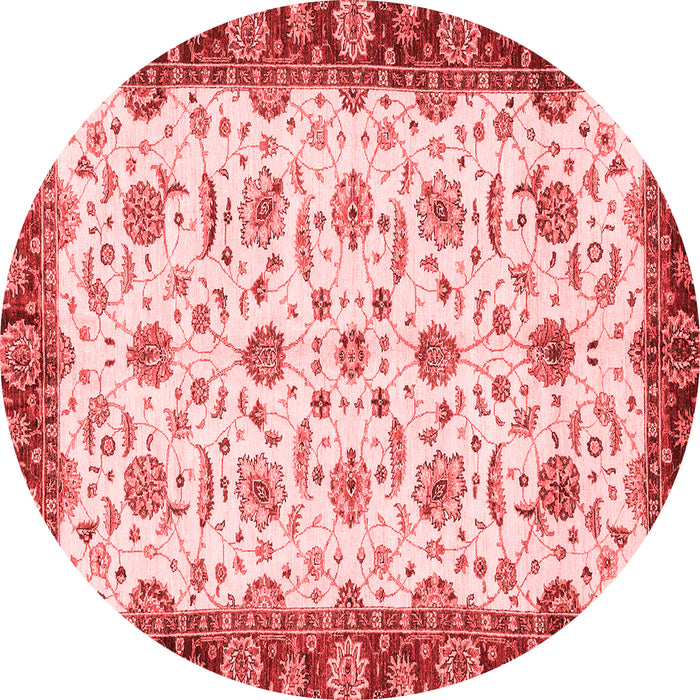 Machine Washable Oriental Red Traditional Rug, wshabs3168red