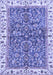 Machine Washable Abstract Blue Modern Rug, wshabs3169blu