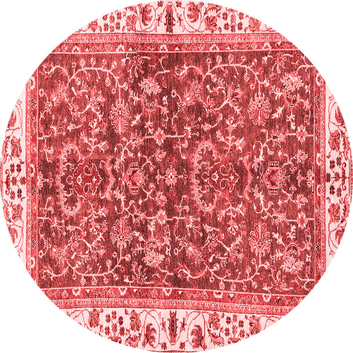 Machine Washable Abstract Red Modern Rug, wshabs3169red