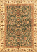 Abstract Brown Modern Rug, abs3169brn