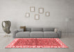 Modern Red Washable Rugs