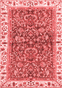 Abstract Red Modern Rug, abs3169red