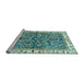 Sideview of Machine Washable Abstract Light Blue Modern Rug, wshabs3169lblu