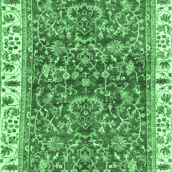 Abstract Emerald Green Modern Rug, abs3169emgrn