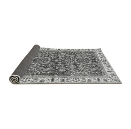 Sideview of Abstract Gray Modern Rug, abs3169gry