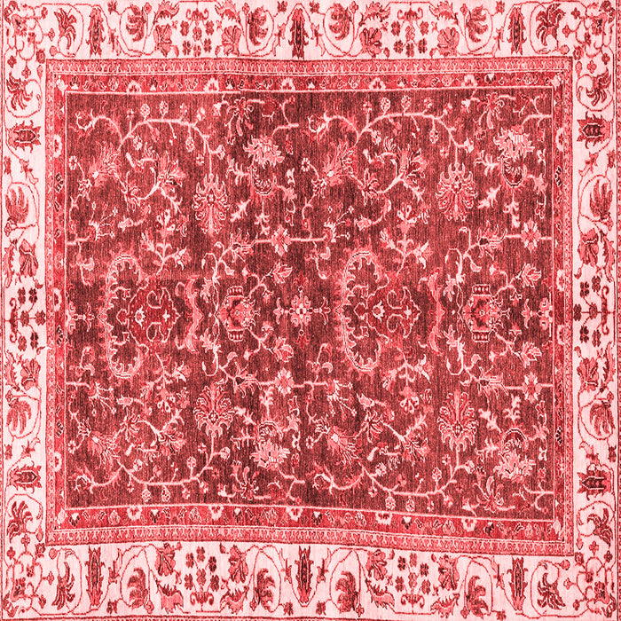 Abstract Red Modern Rug, abs3169red