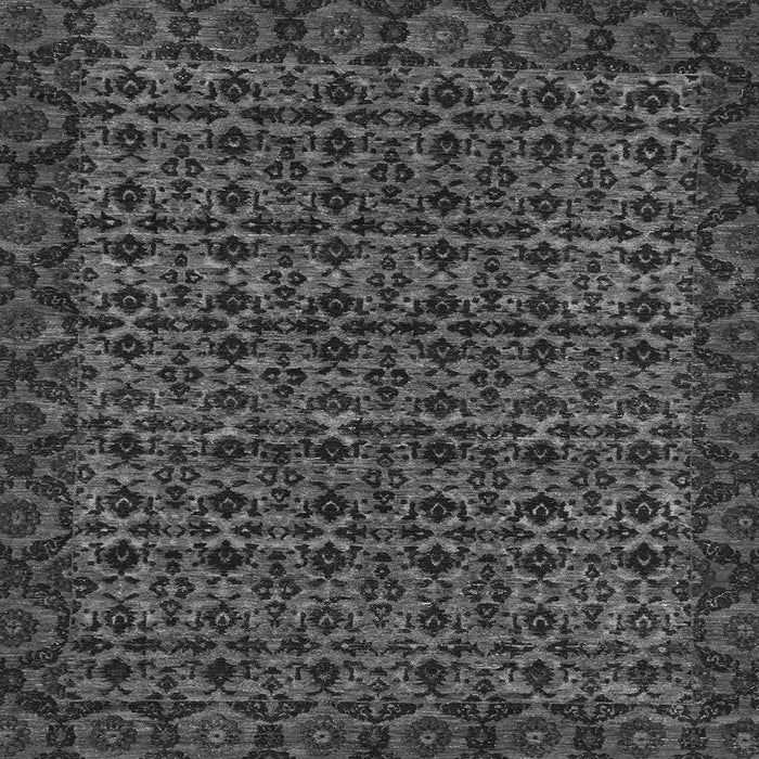 Square Machine Washable Abstract Gray Modern Rug, wshabs316gry