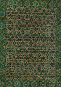 Abstract Turquoise Modern Rug, abs316turq