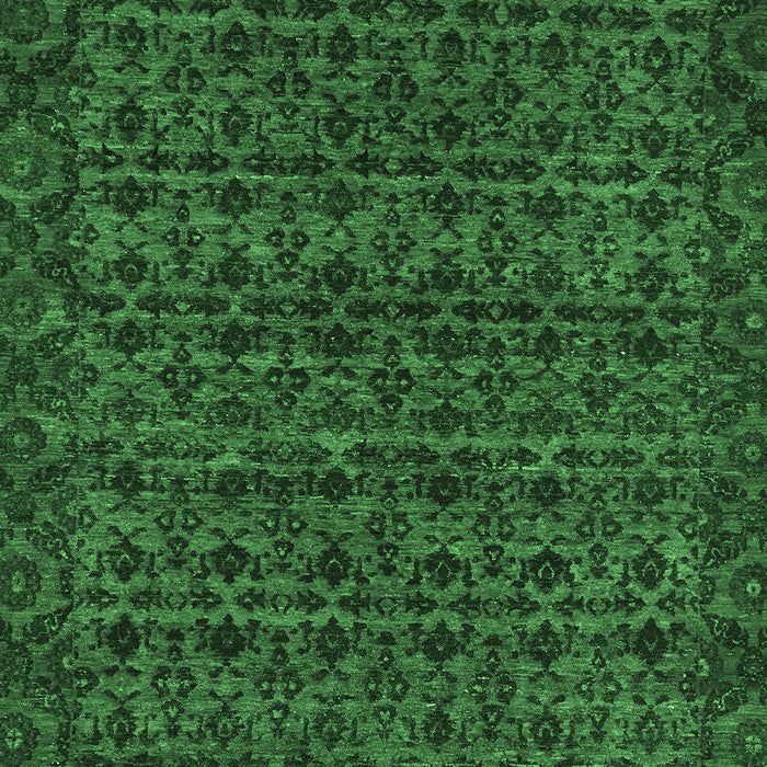 Machine Washable Abstract Emerald Green Modern Area Rugs, wshabs316emgrn