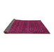 Sideview of Abstract Pink Modern Rug, abs316pnk