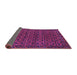 Sideview of Abstract Purple Modern Rug, abs316pur