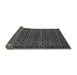 Sideview of Abstract Gray Modern Rug, abs316gry