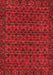 Abstract Red Modern Area Rugs