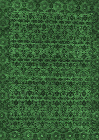 Abstract Emerald Green Modern Rug, abs316emgrn