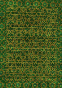 Abstract Green Modern Rug, abs316grn