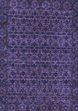 Abstract Blue Modern Rug, abs316blu