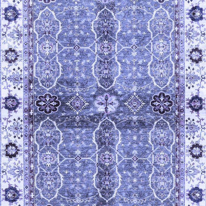 Machine Washable Oriental Blue Traditional Rug, wshabs3170blu