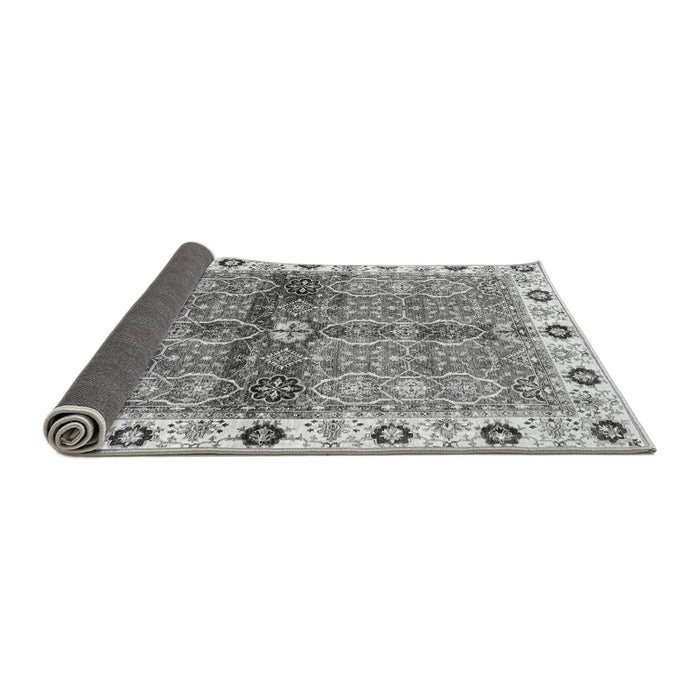 Sideview of Oriental Gray Traditional Rug, abs3170gry