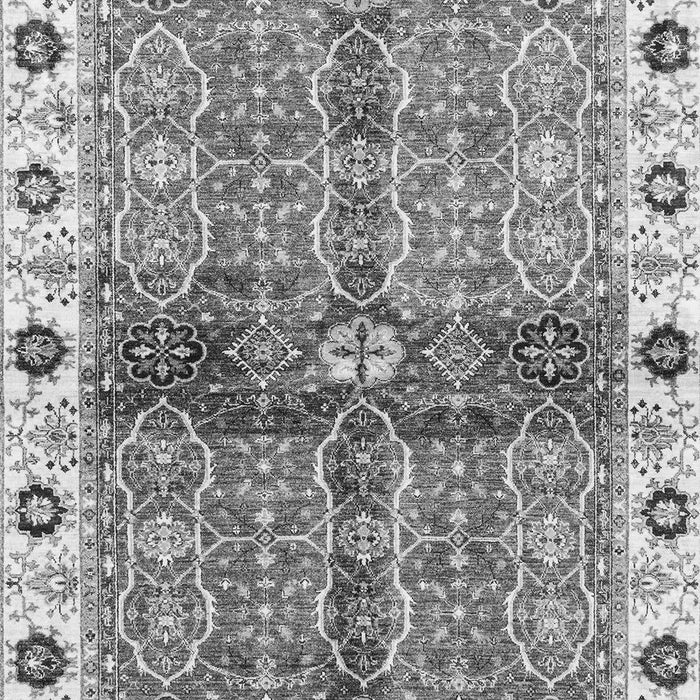 Machine Washable Oriental Gray Traditional Rug, wshabs3170gry