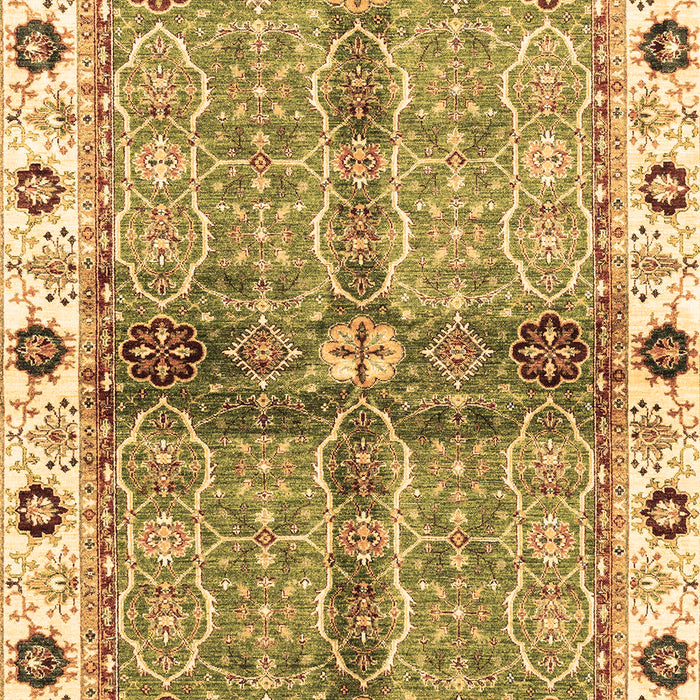 Machine Washable Oriental Brown Traditional Rug, wshabs3170brn