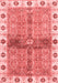 Oriental Red Traditional Area Rugs